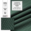 Clara Clark Hunter Green Shower Curtain - Hotel Quality Waffle