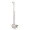 HIC Kitchen Oval Straining Ladle with Spout, 18/8 Stainless Steel,