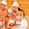 JaGely 1/2/4/8 Pcs Sauna Hat for Men Women Vaporarium Russian