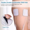 Yifun 50 Electrodos Para Electroestimulador Tens De 5x5cm