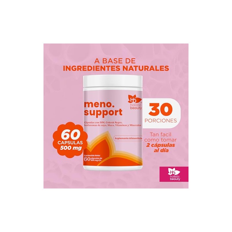 Meno Support Dim Cohosh Negro Brocoli Apoyo Natural Durante Menopausia