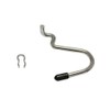 Hikari PBUF41 U-Shaped Hook for Punching Board, Black, 4 Pieces