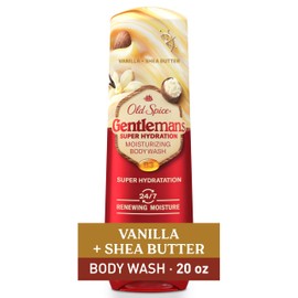 Old Spice Super Hydration Men's Body Wash, Vanilla + Shea, 24/7 Renewing Moisture, Gentle On Skin, Most Moisturizing Body Wash, 591ml