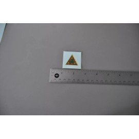 Delta Motorcycle Bicycle Motorbike Whizzer Light Decal. WATER SLIDE Fox Grips