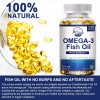 NATURE'S LIVE Omega 3 Fish Oil Capsules Triple Strength EPA