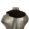 Cherry Stone Neck Pillow, 30 x 33 cm, Black, Cherry