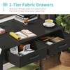 Small Portable Rolling Standing Desk - 32 Inch Adjustable Mobile