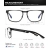 Blue Light Glasses Men Premium Mens Gaming Computer Glasses Clear