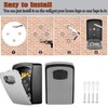 Extra Large Key Storage Security Lock,V-Resourcing Sturdy Wall Mounted Outdoor,