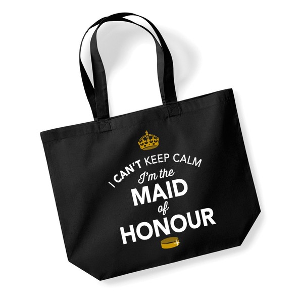 Maid of Honour Gift Bag Wedding Tote Keepsake Present Hen