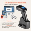 Tera 1D 2D QR Wireless Barcode Scanner with USB Charging