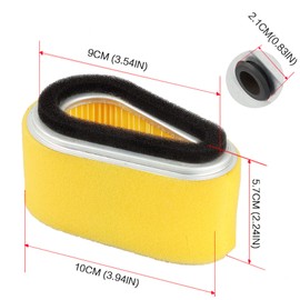 LOCOPOW Air Filter for M79451 Lawn Mower Kawasaki FC150V 11013-2120 11013-2175