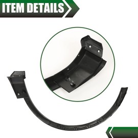 G-PLUS Fender Flares Compatible With 2011-2015 Ford Explorer, Wheel Fender Arch Molding Trim Black (Front Right Passenger Side)