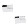 Baluue 2pcs Hair Scissors Organiser Hairdressing Tools Storage Abs Material