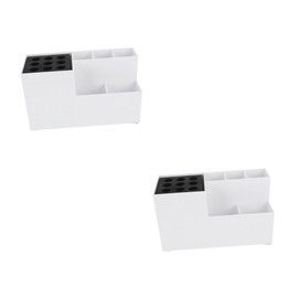 Baluue 2pcs Hair Scissors Organiser Hairdressing Tools Storage Abs Material Barber Salon Home Use Elegant