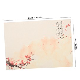 DOITOOL 80 Sheets Vintage Letter Writing Paper Pack Elegant Blank Stationery for Thank You Notes Poems and Announcements Classic Design for Personal Special Occasions