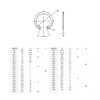 Elantek 200Pcs 8mm 10mm 12mm 14mm 16mm 18mm 20mm 22mm