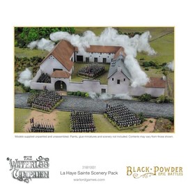 Warlord Black Powder Epic Battles: The Waterloo Campaign La Haye Sainte Scenery Pack Military Table Top Wargaming Plastic Model Kit 318810001