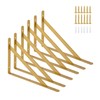 Ouvin Shelf Bracket Heavy Duty 6 Pack Triangle Shelf Brackets