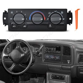 CHUSYYRAY AC Climate Control Module Fits 99-02 Chevy Silverado GMC Sierra 1500 Tahoe Yukon