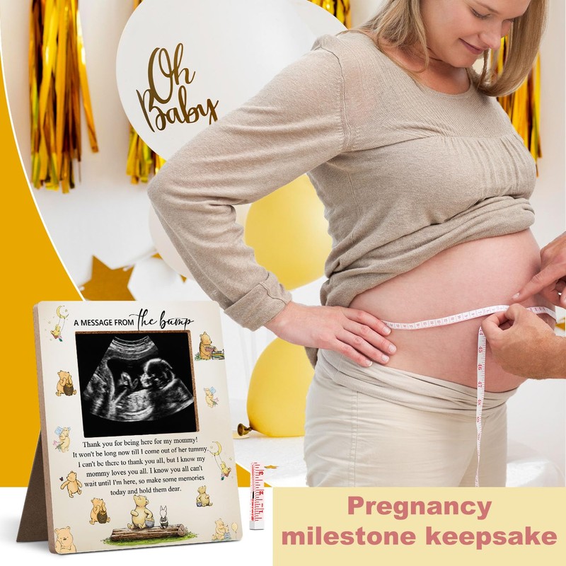 Hatzelou Winnie Baby Shower Sign Picture Frame, A Message From