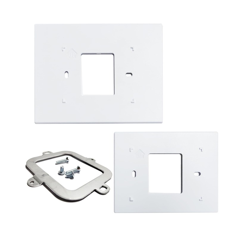 THP2400A1027W Thermostat Wall Plate Back Plate White Cover Assembly (2)