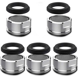 Perkolator/Luftsprudler Ersatzeinsatz Auslauf Luftsprudler 24 mm Messing Außenauslauf Gewindebelüfter mit Dichtung – langlebig und leicht zu reinigen – ideal für Wasserrohre und Wasserpfeifen (Größe