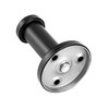 QWORK® 8Pcs Black Round Wall Hooks, 55 mm Coat Hook,