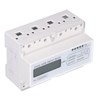 7 Digit LCD Electric Energy Meter 35mm DIN Rail Mounting