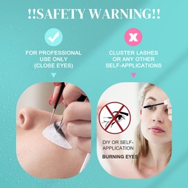 DF touchjoy Clear Lash Extension Glue 1-2s Drying Time Waterproof Crystal Eyelash Extensions Glue Retention up to 7-8 Weeks Transparent Lashes Adhesive for Colored Eyelashes Professional Use Only