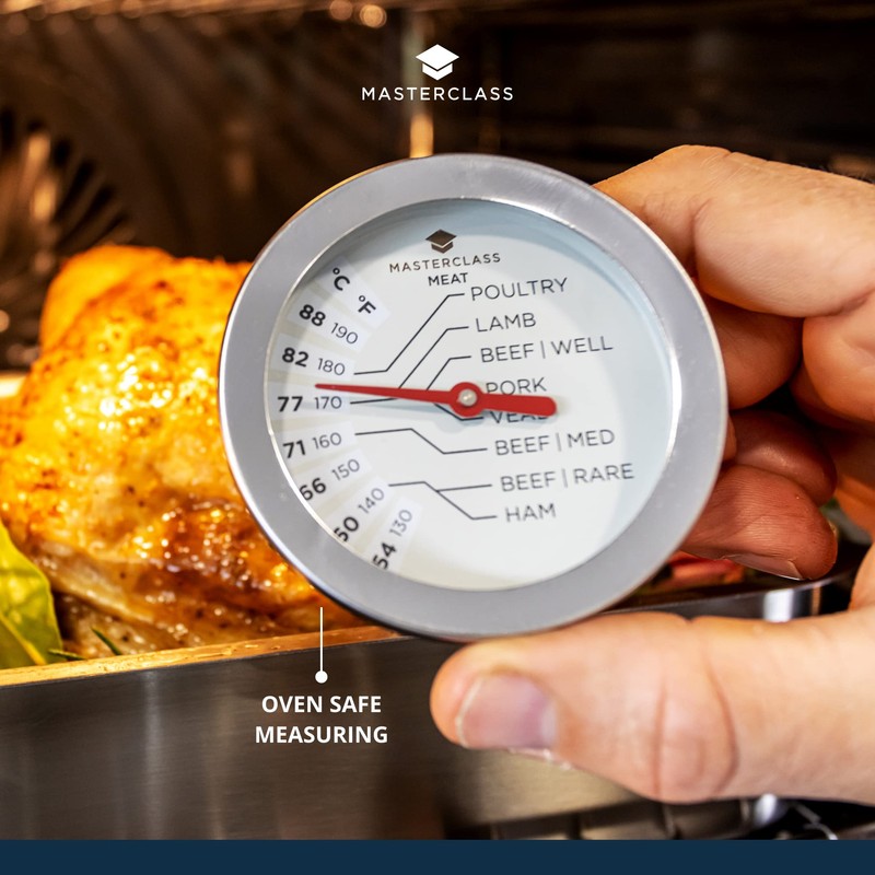 MasterClass Meat Thermometer Probe, Food Thermometer, 150°F to 190°F Range