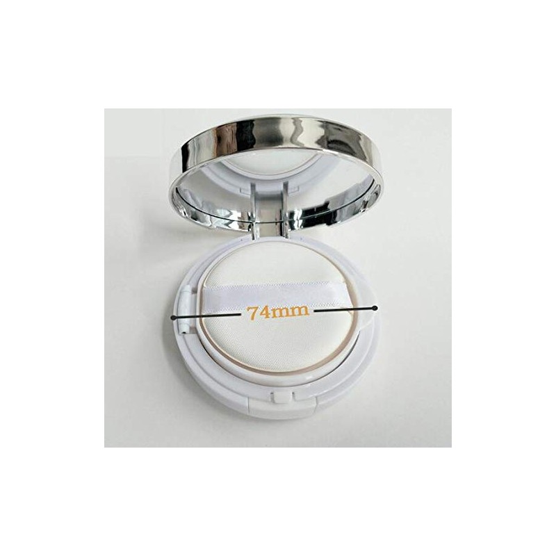 DNHCLL White Empty Luxurious Portable Air Cushion Puff Box BB