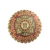 Decorative Rangoli Sticker, Traditional Indian Floor Art, Round Mandala Design