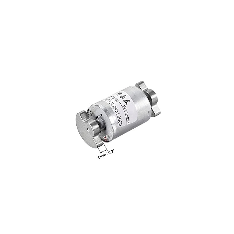sourcing map 2 x two-shaft vibration motor DC12 V 3000