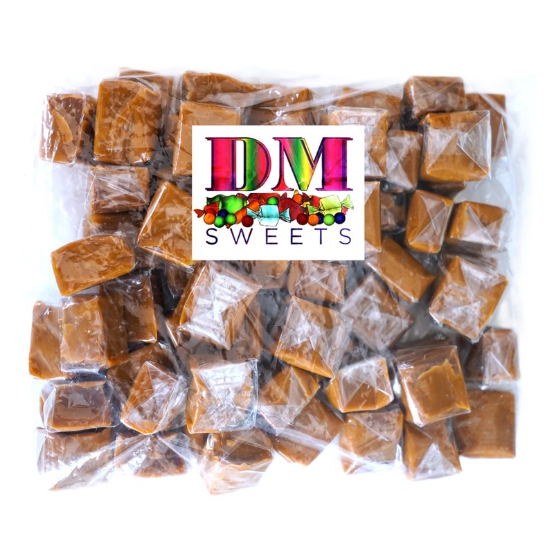 Vanilla Caramel Squares - 1.5 lbs of Individually Wrapped Smooth