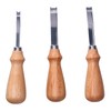 3Pcs Leather Edge Bevelers 4 6 8mm Stainless Steel Durable
