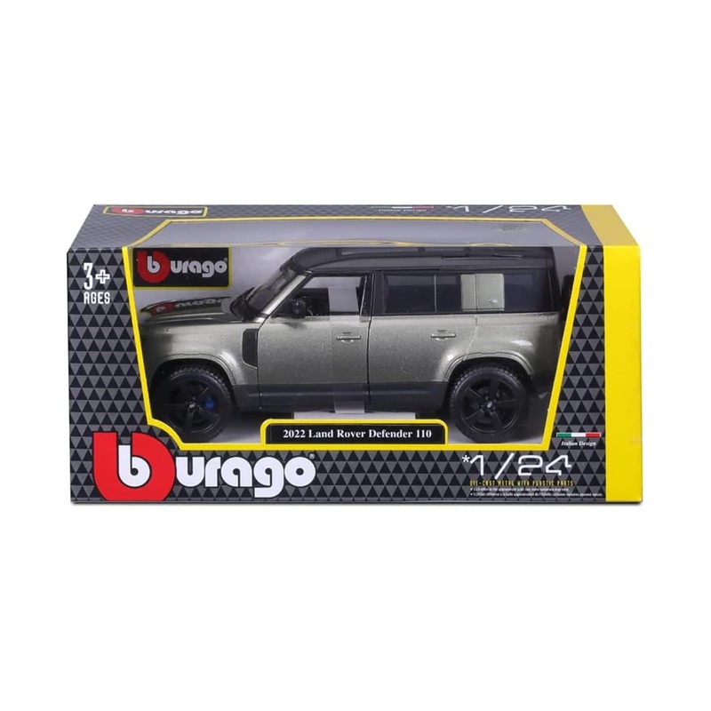 Bburago Land Rover Defender 1:24 Scale Model Car Moving Doors