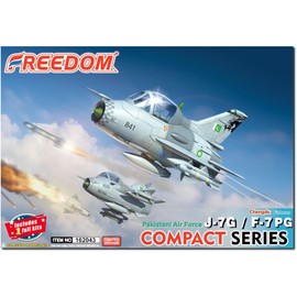 Freedom Model Kit, Compact Series, Pakistan, J-7G/F-7PG, Chengfei Fish Kan, Plastic Model FRE162043 (Airplane)