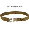 SIVENKE Tactical Belt Adjustable Security Belt Combat Belt for Airsoft