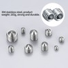 Set of 400 Grub Screws, Cone-Pointed Screws Set, Stainless Steel