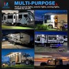MICTUNING 5 Inch RV Exterior LED Porch Utility Light, 12V
