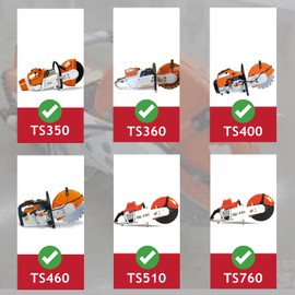 Spares2go Water Attachment Kit for Stihl TS350 TS360 TS400 TS460 TS510 TS760 Cut-off Saw