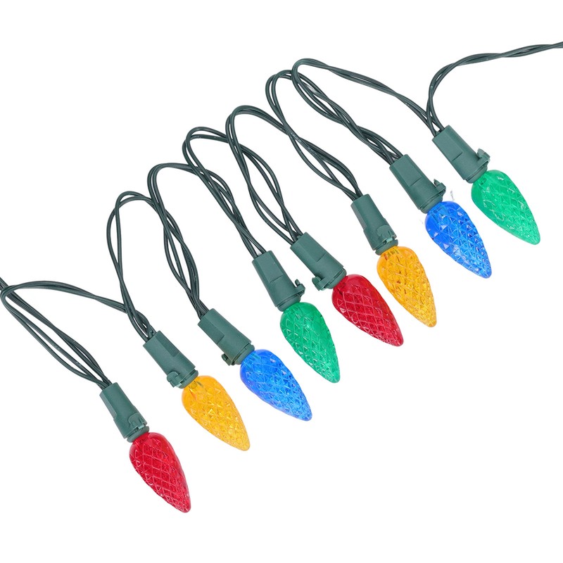 Solar Decorative Lights Strawberry Shape Waterproof Plastic Battery Box Powered