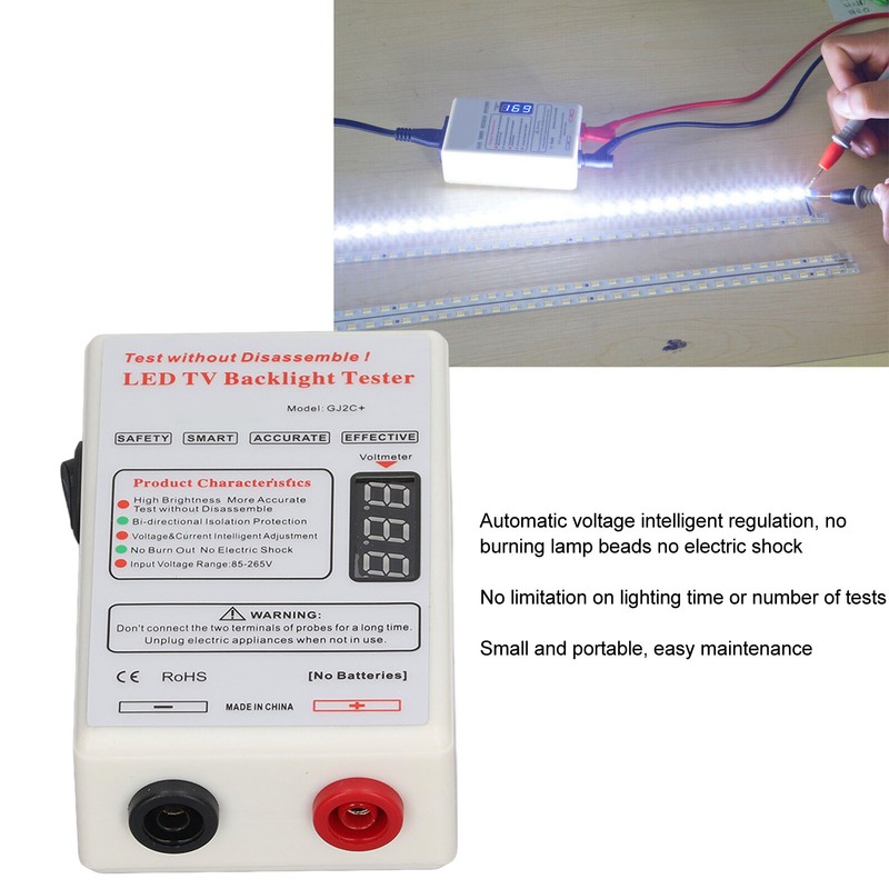 LED Light Tester Free Screen Removal Soft Start Portable TV