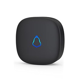 SECRUI Add-On Plug-In Wireless Doorbell Receiver, 1000 Feet Range with 58 Chimes, Black