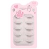 CLEAREYELASH Natural False Eyelashes, Natural 3D Eyelashes, 5 Pairs (N02