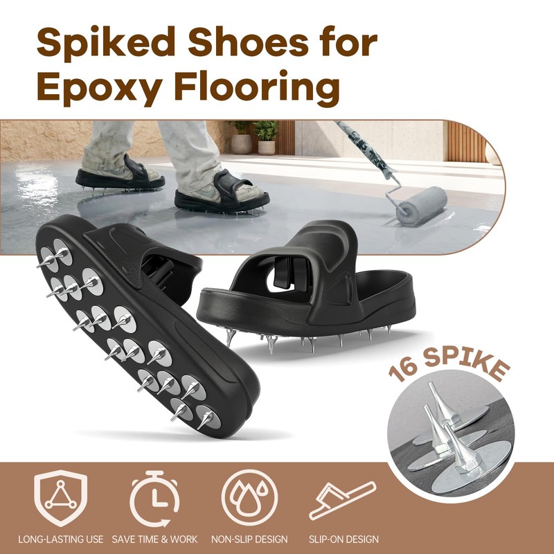 Epoxy Floors Spiked Shoes, Spikes Shoes for Epoxy Flooring for
