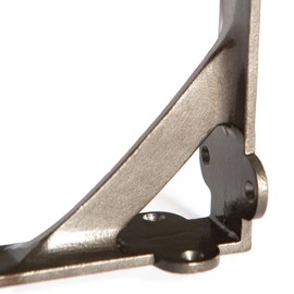Hammer and Tongs - Iron Shelf Bracket - D100mm - Raw