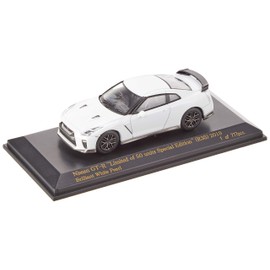 Hiko Seven CN640034 CARNEL64 1/64 Nissan GT-R Limited of 50 units Special Edition (R35) 2019 Brilliant White Pearl Finished Product
