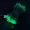 SWEET SHINE 100 Green One-Piece LED Christmas Lights, 33 ft